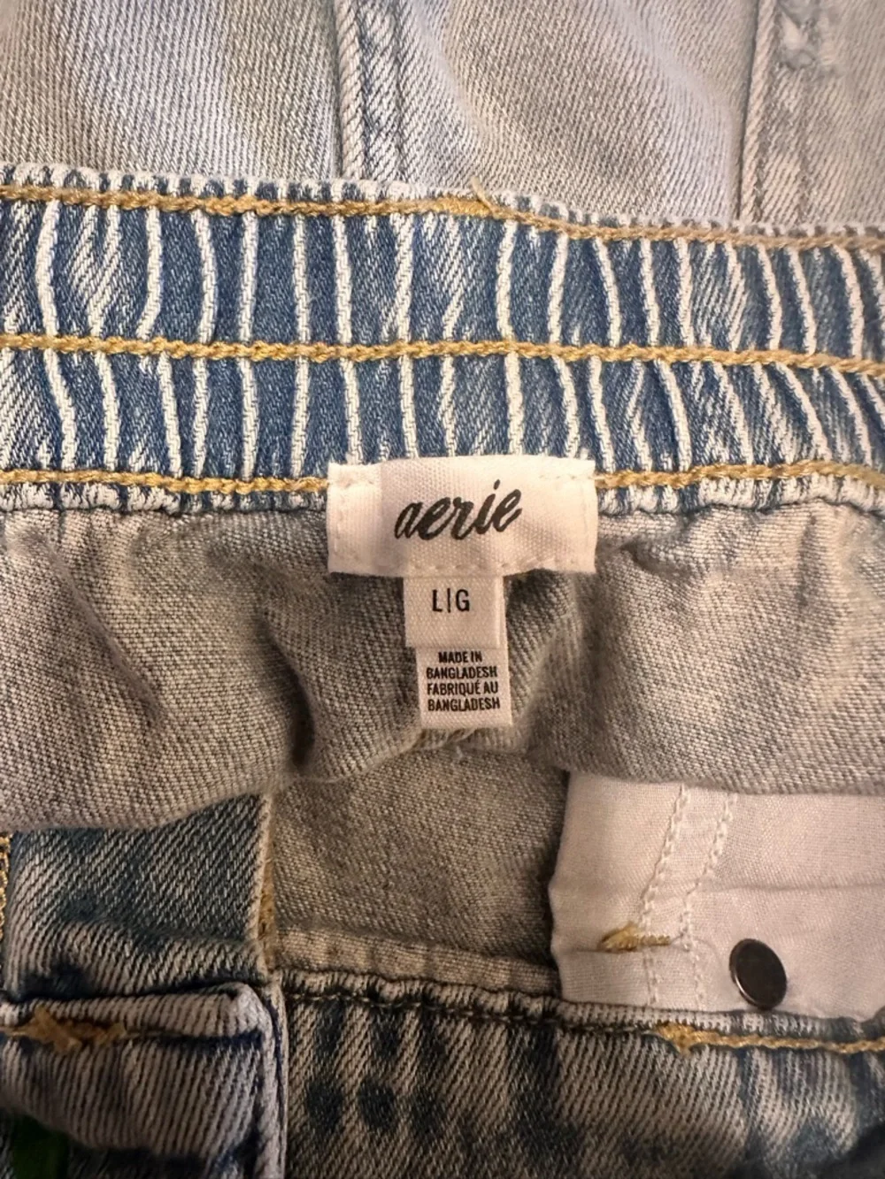 Elastic wait denim shorts - Picture 5 of 5
